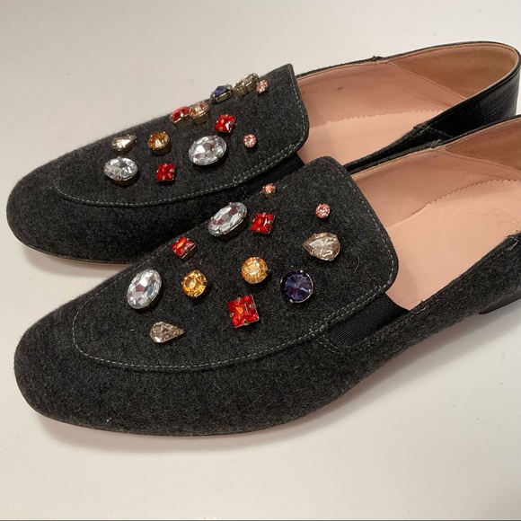 JCREW- CONVERTIBLE SMOKING SLIPPER w/ JEWELS SZ 8 - Picture 7 of 9